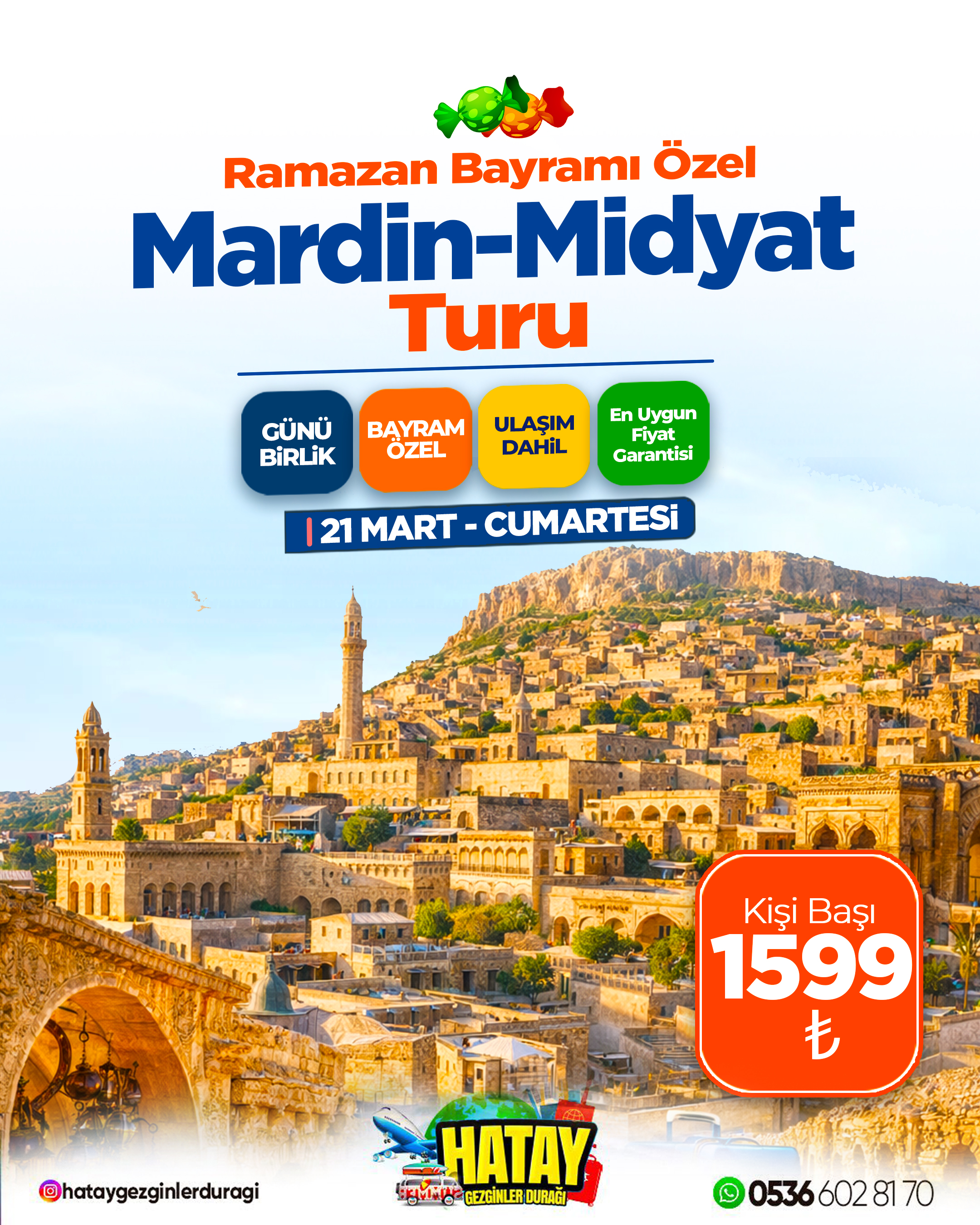 Ramazan Bayramı Özel Günübirlik Mardin Turu
