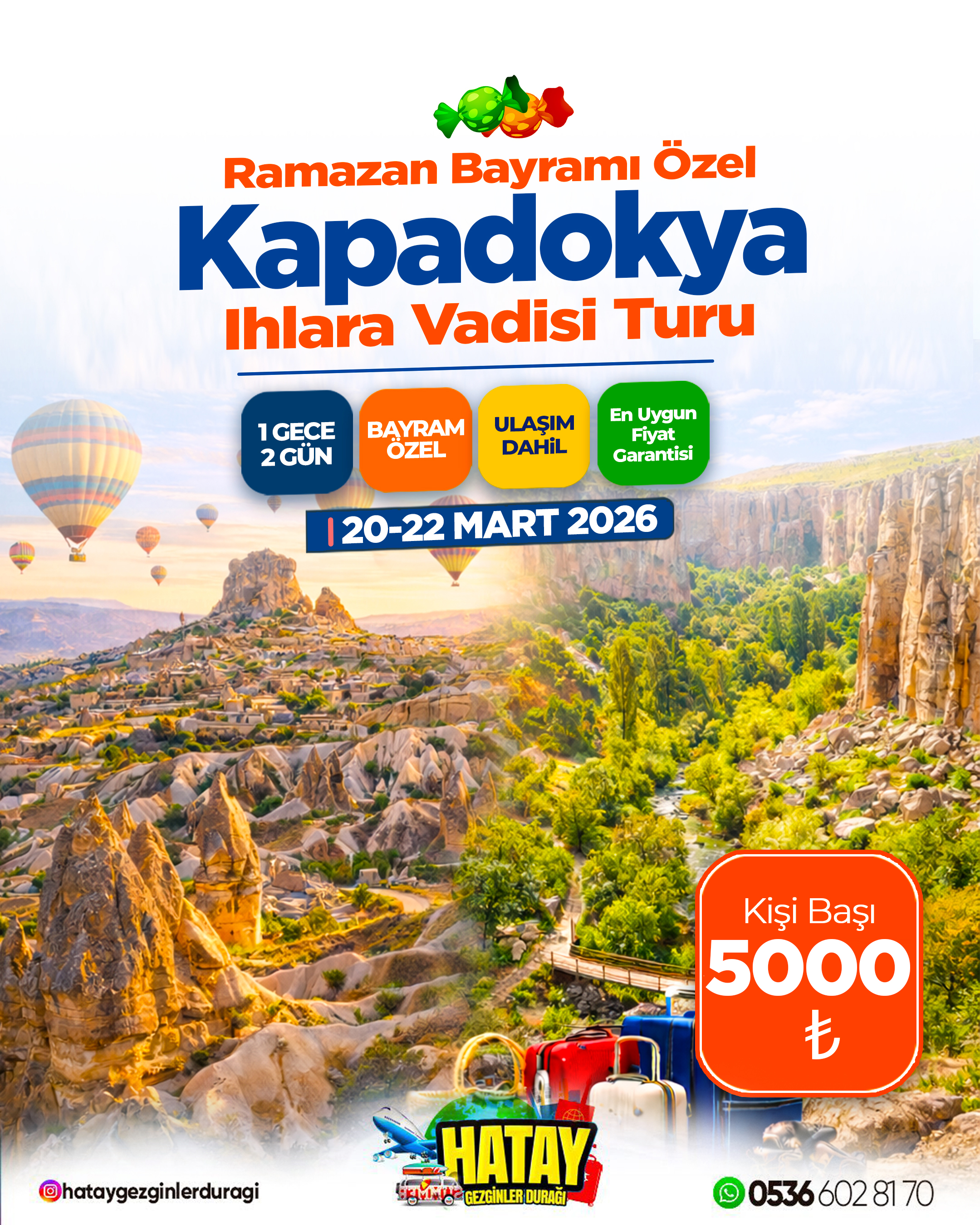 Ramazan Bayramı Özel Kapadokya-Ihlara Turu