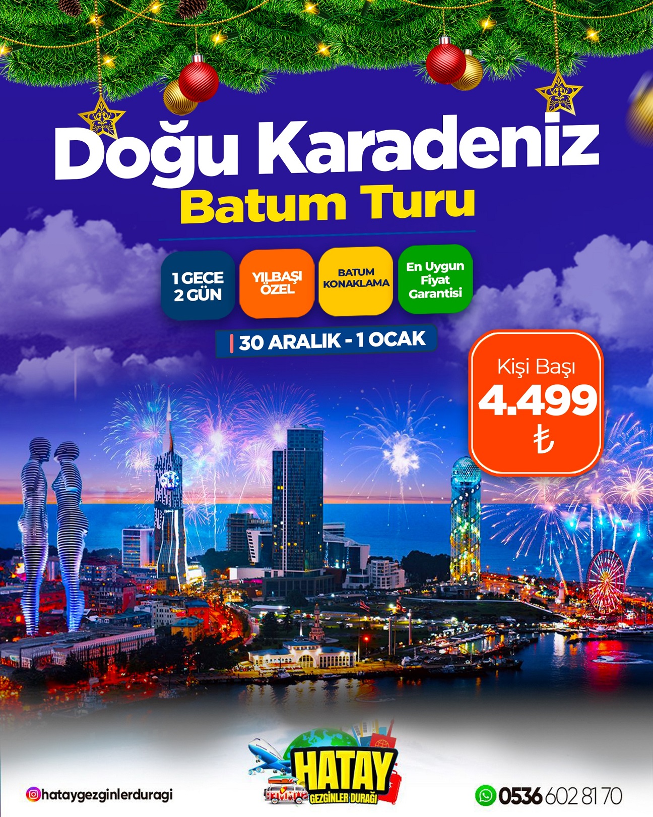 Yılbaşı Özel Karadeniz Batum Turu